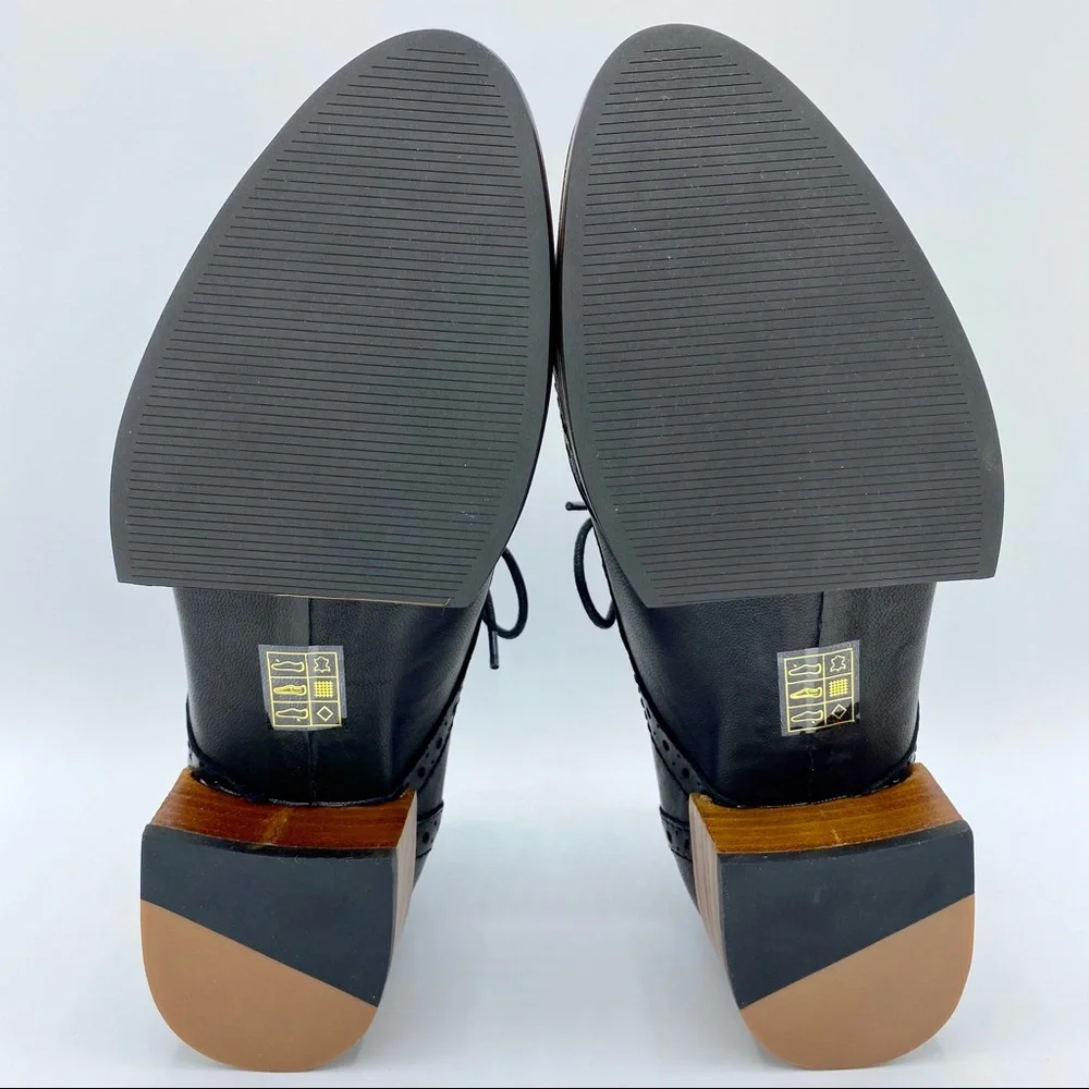 Kelsi Dagger Brooklyn Black Thorton Lace-Up Oxford Size 5.5